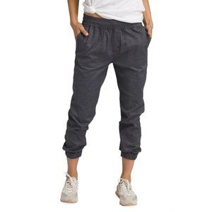 Prana Mantra Jogger Pants Coal Gray Hemp Blend XL